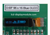Şeffaf OLED Ekran Modülü 0.69 inç 96x16 Desteği I2c SSD1306 I2C Arayüzü