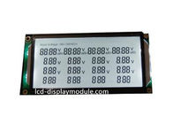 Üç Satır Serisi TN LCD Panel Ekranı 52 Basamaklı Tek Renkli Segment Beyaz LED