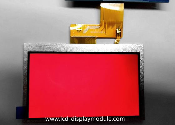 4.3 inç 480 RGB * 272 çözünürlük Tüm Görme Yönü Direnci Dokunmatik Ekran Yüksek parlaklık
