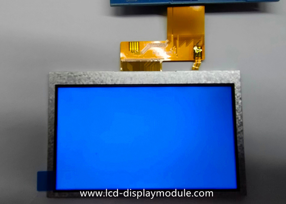 4.3 inç 480 RGB * 272 çözünürlük Tüm Görme Yönü Direnci Dokunmatik Ekran Yüksek parlaklık