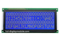 Telekomünikasyon için 123.50 * 43.00mm COB Transflektif LCD Modül 8 Bit 4Bit MPU