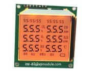Turuncu Renkli LED LCD Panel Ekranı Özelleştirilmiş FSTN Segmenti Monokrom 3.3V