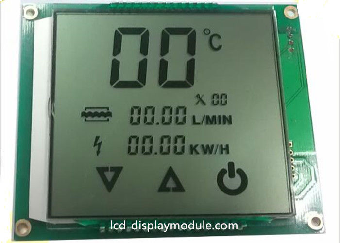 Metal PIN&amp;#39;ler LCD Panel Ekran Su Isıtıcı Pozitif İçin Özelleştirilmiş TN Segmenti