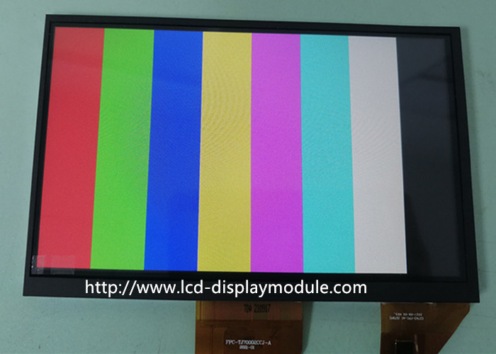 TFT Ekran 7'' İnç 800 * 480 RGB888 Otomatik için Kapasitif Dokunmatik Ekranlı 12 O'clock Arayüzü